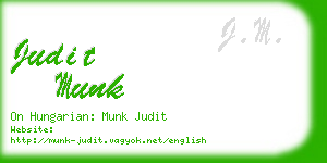 judit munk business card